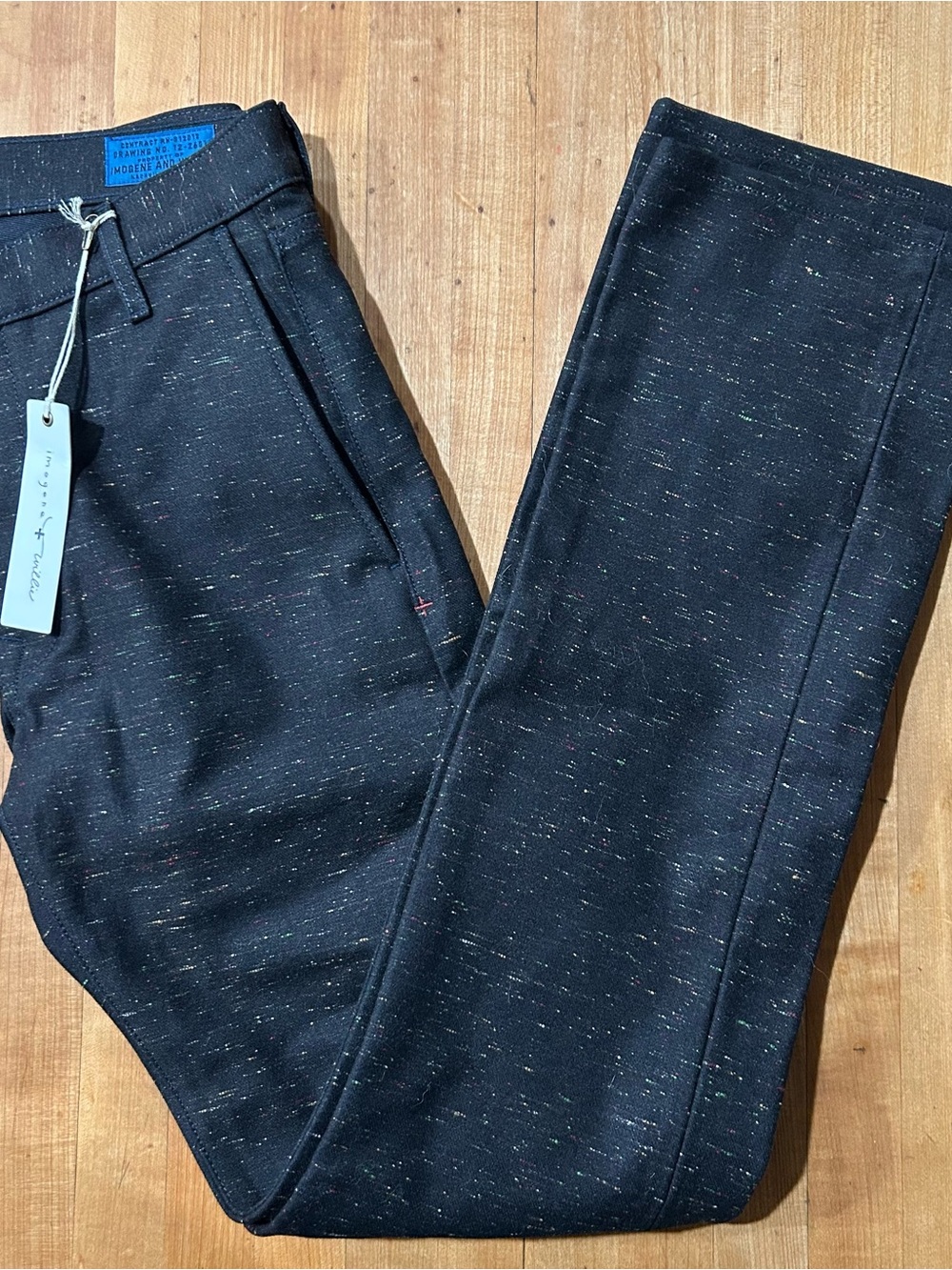 imogene + willie oscar reverse black indigo nep pant NWT sz 31